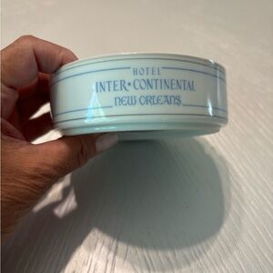 Hotel Inter-Continental New Orleans Porcelain by Design Ashtray